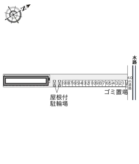 ★手数料０円★倉敷市連島町鶴新田　月極駐車場（LP）